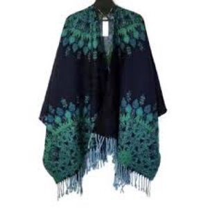 Desigual Blue and Green Scarf